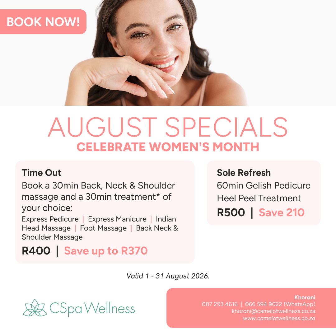 CSpa Wellness August Specials — Celebrate Women's Month